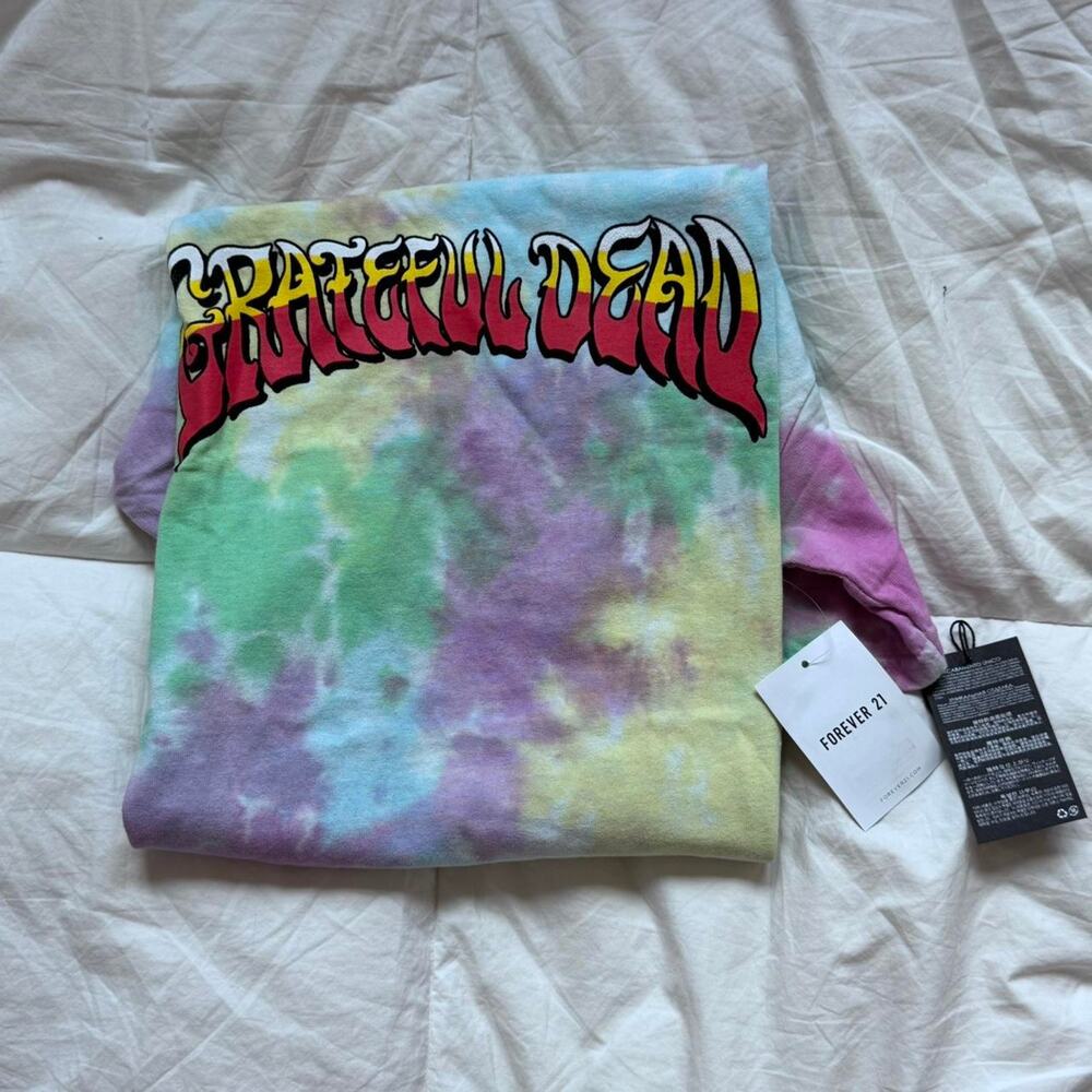 Grateful dead band tee oversize m dancing bears tie dye cotton casual grunge alt